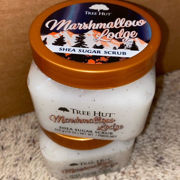 tree hut Bath Marshmallow Lodge Tree Hut Scrub Set Of 2 Poshmark